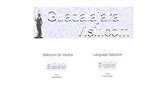 Desktop Screenshot of guadalajaravisit.com